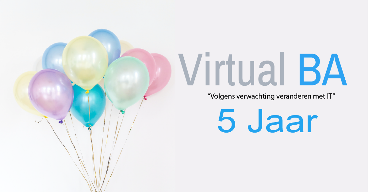 Virtual BA 5 jaar